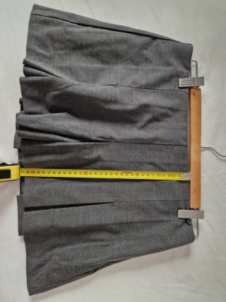Falda pantalón Zara tablas gris