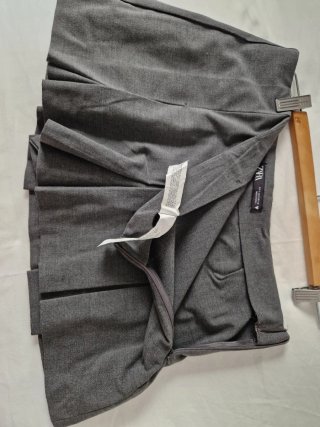 Falda pantalón Zara tablas gris