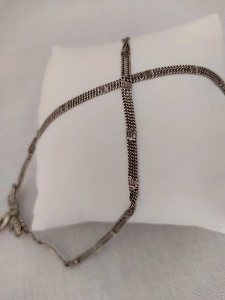 Antiguo collar marcasitas y granate