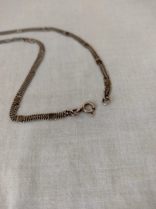Antiguo collar marcasitas y granate