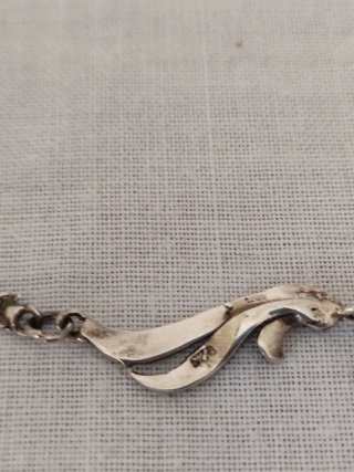 Antiguo collar marcasitas y granate