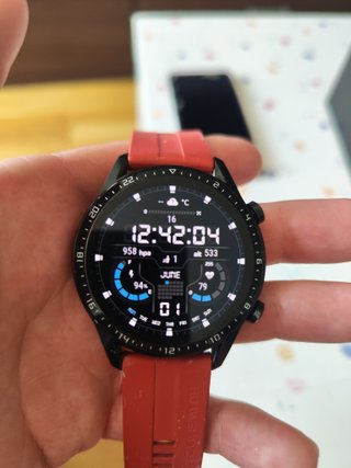 Orologio Huawei GT 2 Nero/Rosso