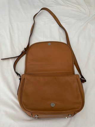 Bolso Tous Marrón Piel Grabado Oso