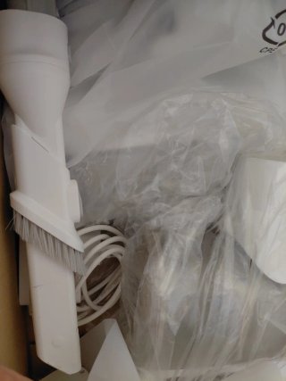 Aspiradora sin cable blanca