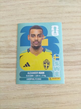 Cromo Alexander Isak Suecia Mundial 2026 Panini