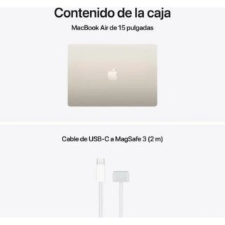 MacBook Air 15 M5 16GB 512GB 10-C GPU Blanco Estr.
