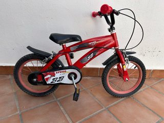 Bicicleta infantil roja 12 pulgadas