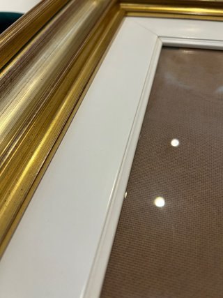 Marco Antiguo Dorado Mediano