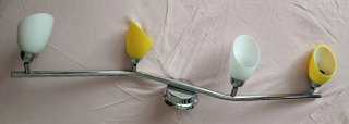 Lampadario vintage stile anni '70
