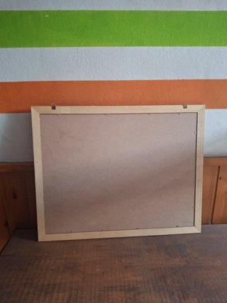 Specchio Maxlrain con cornice in legno