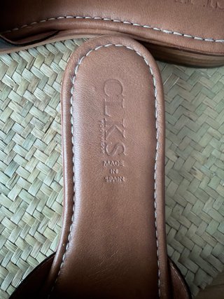 Sandalias CLKST Piel Negras Mujer Talla 41