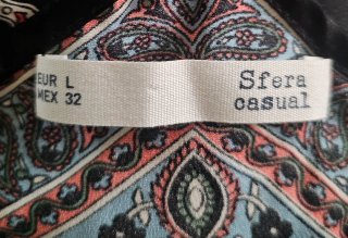 Vestido Sfera Boho-Chic tipo pañuelo