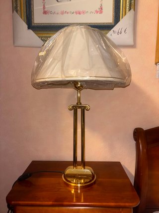 Lámpara de mesa Schuller doble columna