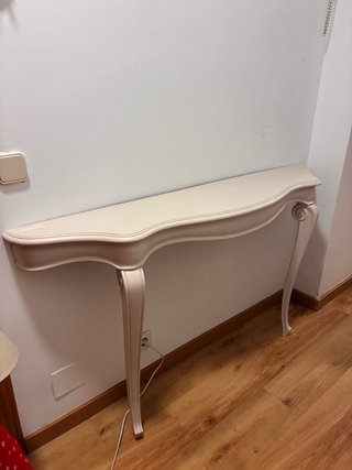 Mueble recibidor de entrada blanco