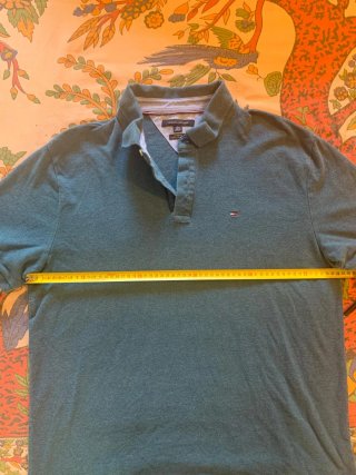 Polo Tommy Hilfiger Blu/Teal Uomo