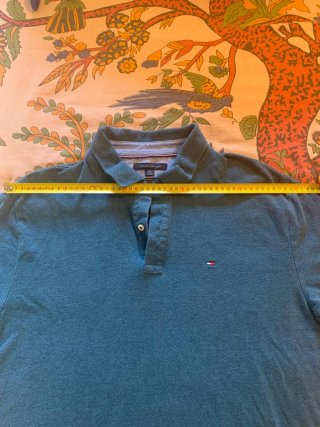 Polo Tommy Hilfiger Blu/Teal Uomo