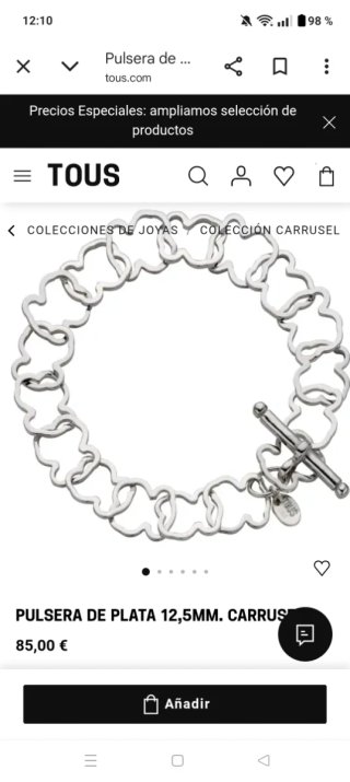 Collar + Pulsera Tous carrusel