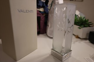 Vasi di cristallo italiani Valenti con scatola