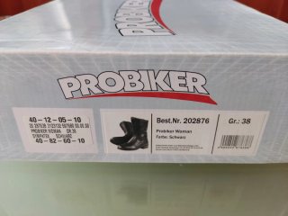 Botas Probiker Mujer Talla 38, bordadas