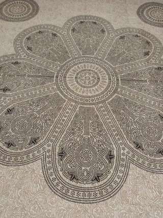 TELA FLOR ARTESANAL INDIA 4 STOCK