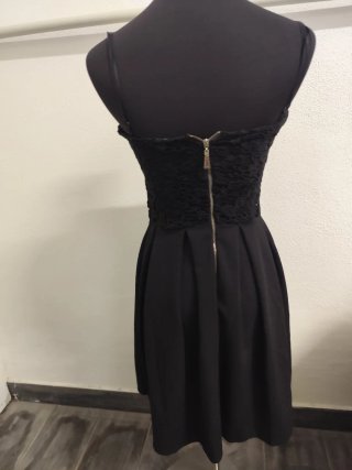 Abito elegante nero pizzo
