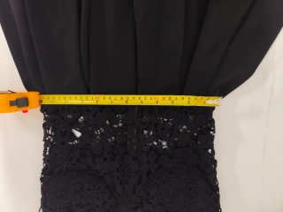 Abito elegante nero pizzo