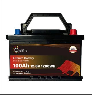 Batería Litio LiFePO4 100Ah Smart BMS