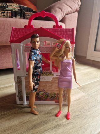 Casa Barbie Vacaciones Portátil