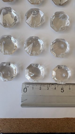 Lote 20 cristales lámpara/manualidades