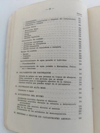 Manual, Socorros de primera urgencia