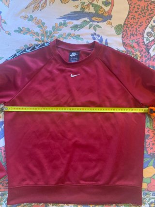 Felpa Nike bordeaux con banda logo