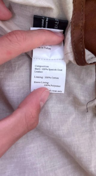 Chaqueta Lottusse Piel Cabra Marrón