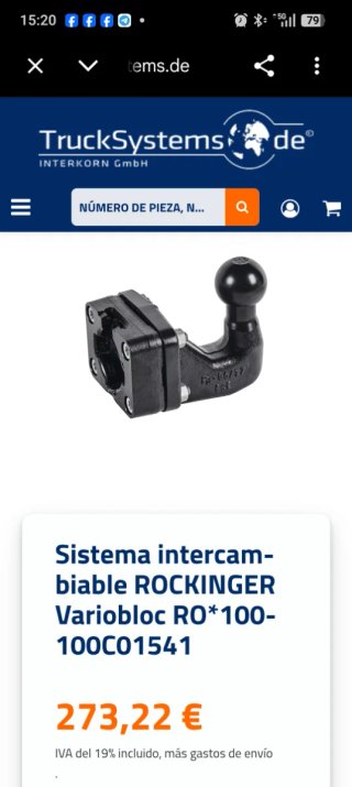 Gancho Rockinger Variobloc