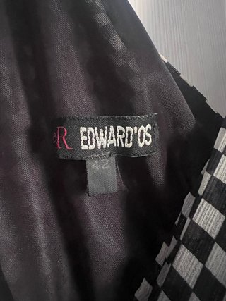 Vestido eventos tirante ancho escote V