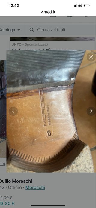 Duilio Moreschi Scarpe Uomo Pelle borgogna  42