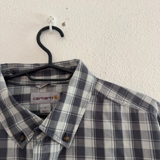 Camisa Carhartt Xadrez Manga Curta L