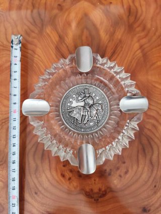 Cenicero Templario Vintage Cristal Tallado
