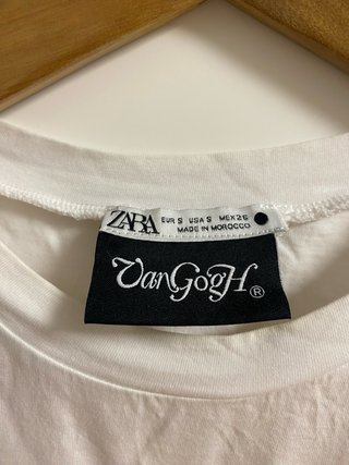 Camiseta manga corta Van Gogh de Zara