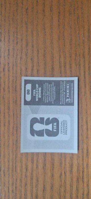 Cromo Panini Mundial 00 ( Envio por carta ) +1,5€