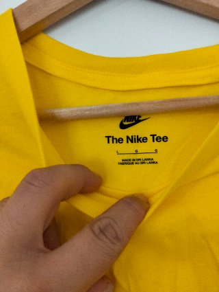 Camiseta Nike Amarilla Talla L