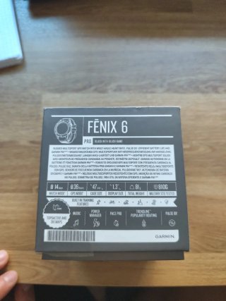 Garmin Fenix 6 Pro 47mm Plata/Negro