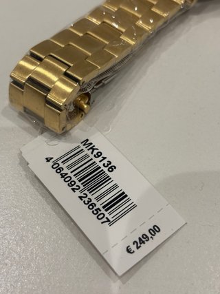 Orologio Michael Kors MK9136 oro cassa nera