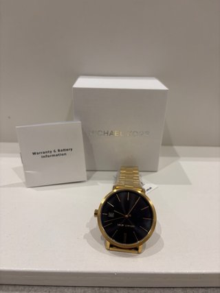 Orologio Michael Kors MK9136 oro cassa nera