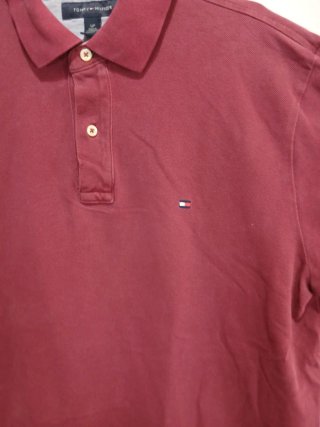 Polo Tommy Hilfiger Talla S Rojo