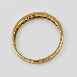Anillo oro 18k zafiros