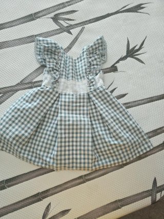 Vestido de niña cuadros