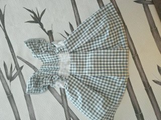Vestido de niña cuadros