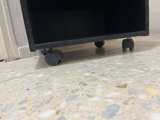 Mueble Estantería Madera Negra