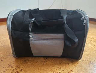 Transportín Jolly Paw Negro/Gris