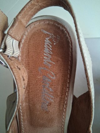 Sandalias Riccardo Castellani Blancas Talla 36
